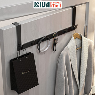  Móc Treo Quần Áo Sau Cửa KIVA Chất Liệu Nhôm Hàng Không Cao Cấp 2 màu đen và trắng. 
