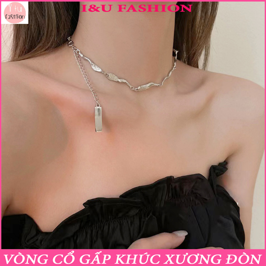 Vòng Cổ Dây Chuyền Trang Sức Dáng Ngắn Choker Xương Đòn Gấp Khúc Độc Đáo Thời Trang Âu Mỹ Cao Cấp Sang Trọng VC-120