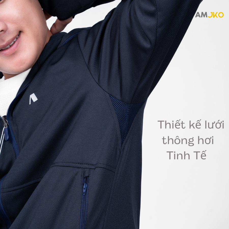 Áo chống nắng Nam Nữ 2 lớp AMJKO, áo khoác chống nắng ngăn tia UV thông hơi thoáng khí thời trang | BigBuy360 - bigbuy360.vn