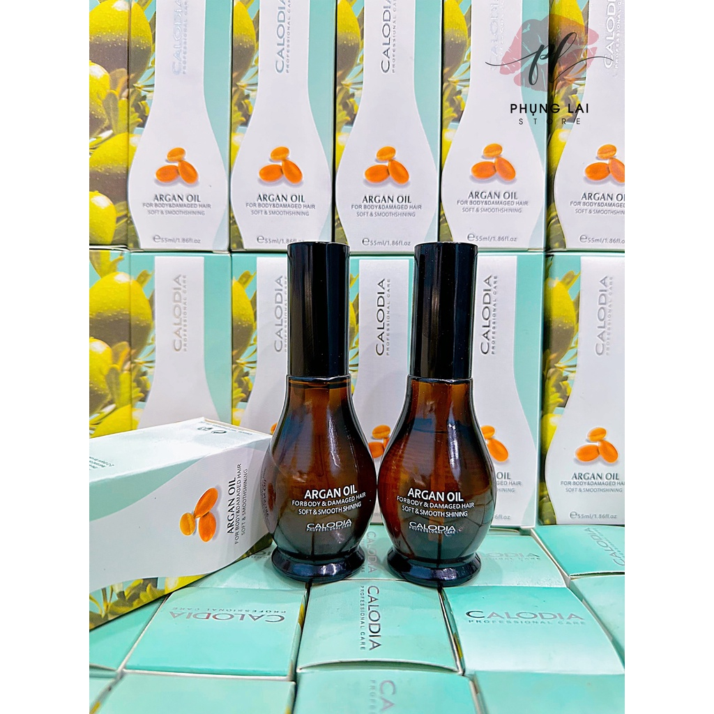 ✅TINH DẦU CALODIA ARGAN OIL DƯỠNG BÓNG TÓC 55ML - KM