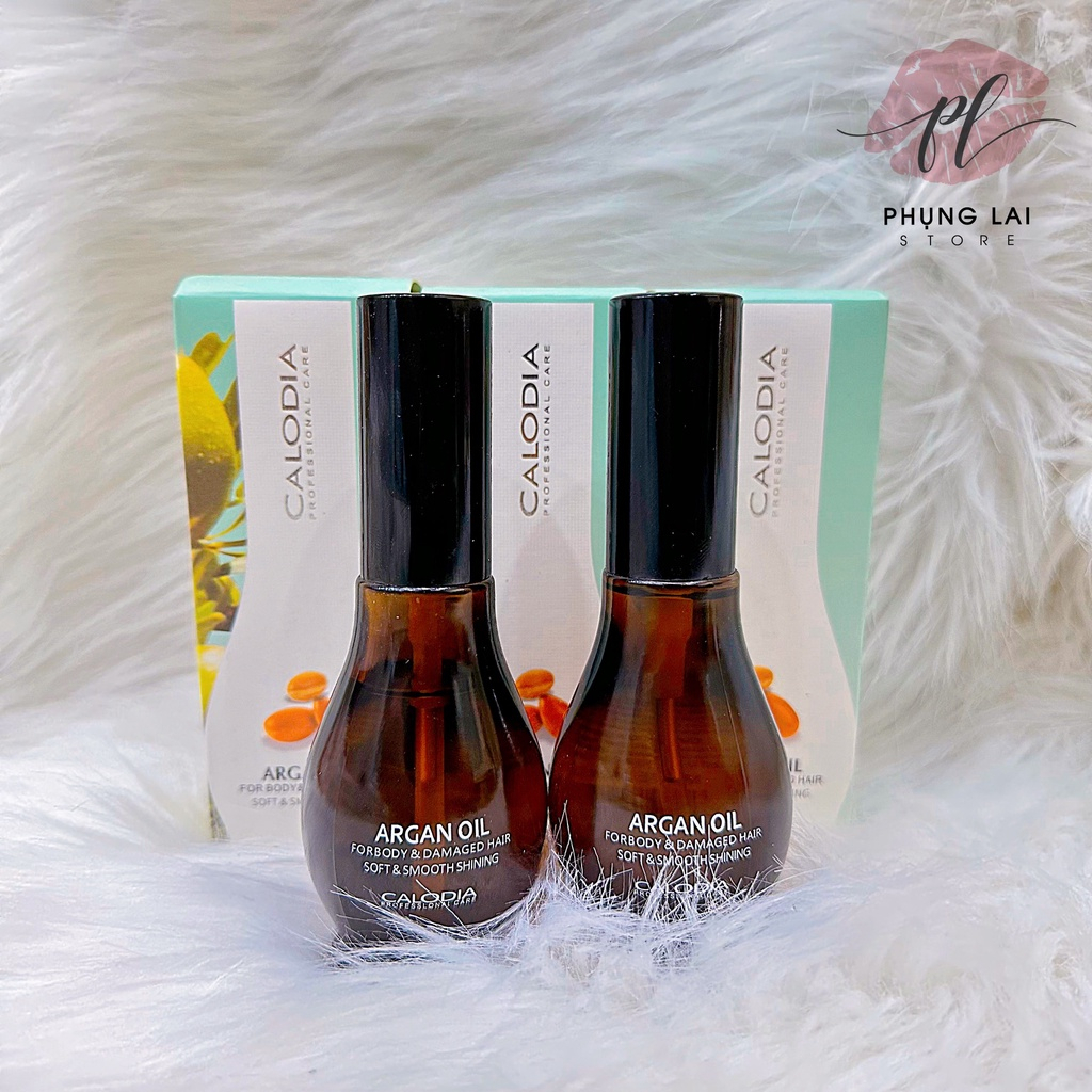 ✅TINH DẦU CALODIA ARGAN OIL DƯỠNG BÓNG TÓC 55ML - KM