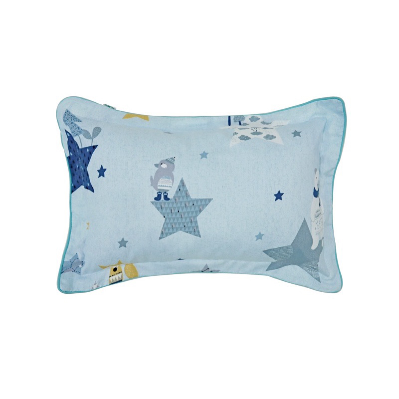 Áo gối đầu trẻ em, vỏ gối nằm Hometex 30x40, 30x50  cotton in hoa