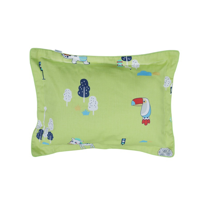 Áo gối đầu trẻ em, vỏ gối nằm Hometex 30x40, 30x50  cotton in hoa