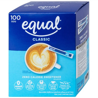 Đường ăn kiêng Equal classic hộp 100 gói