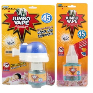 Bộ Xông Đuổi Muỗi Jumbo hương hoa ly/sakura