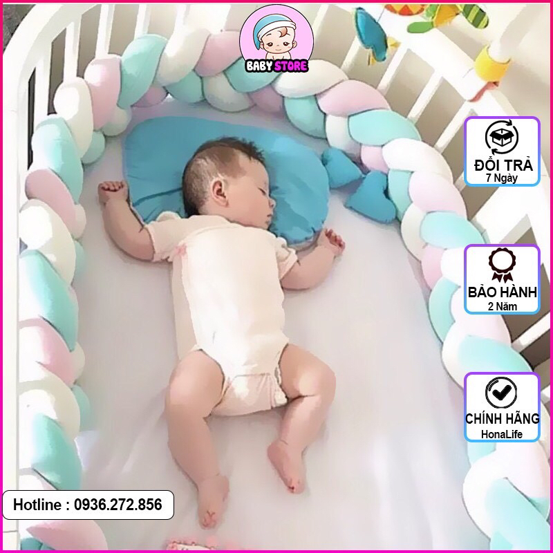 Quây cũi chất liệu vải nhung cao cấp cho bé