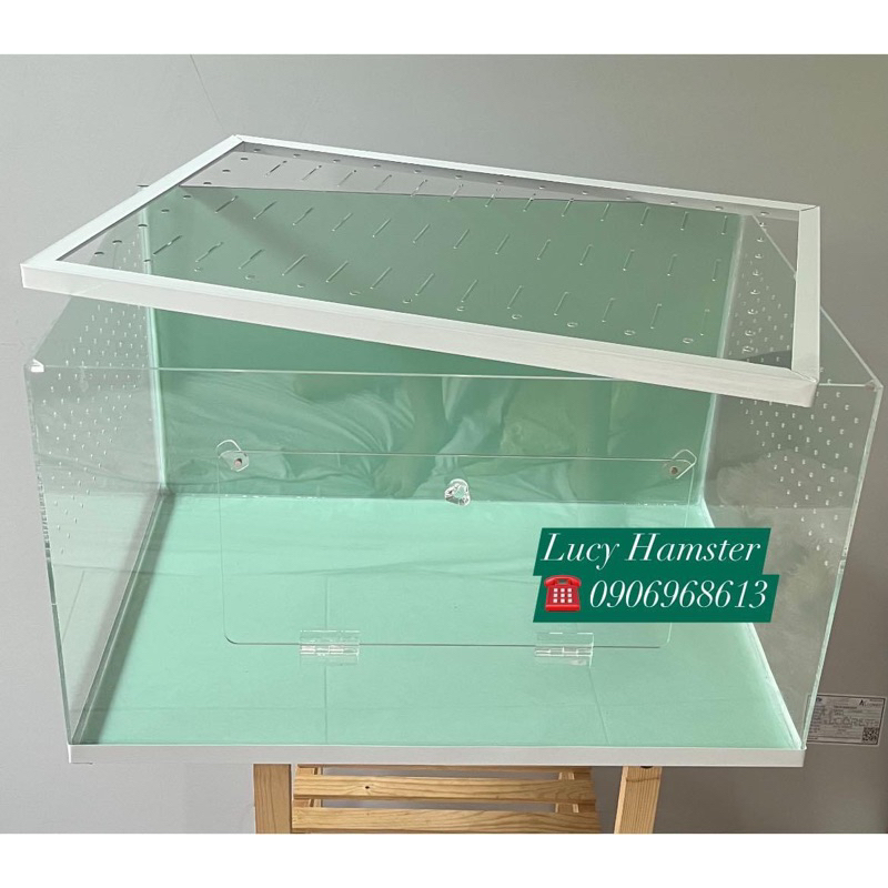 Chuồng Mica 3li 60*40*40 cho Hamster