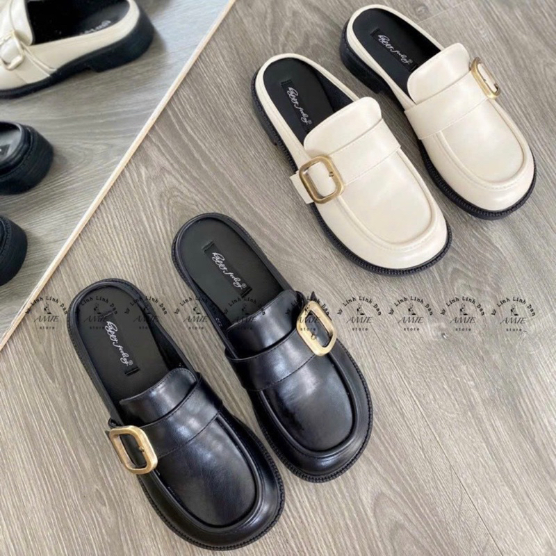 Dép Sục Mềm Mũi Tròn Khoá