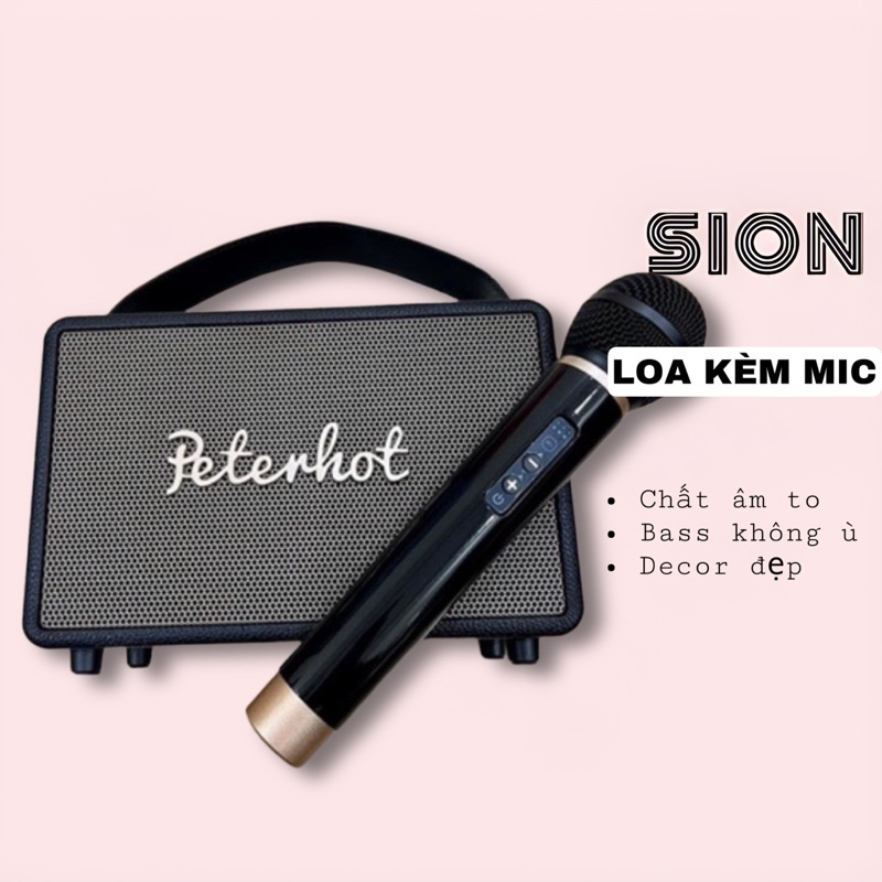 - A106W Âm Thanh Siêu Đỉnh Tích Hợp Cổng Micro 6.5 Karaoke TẶNG Micro Không Dây