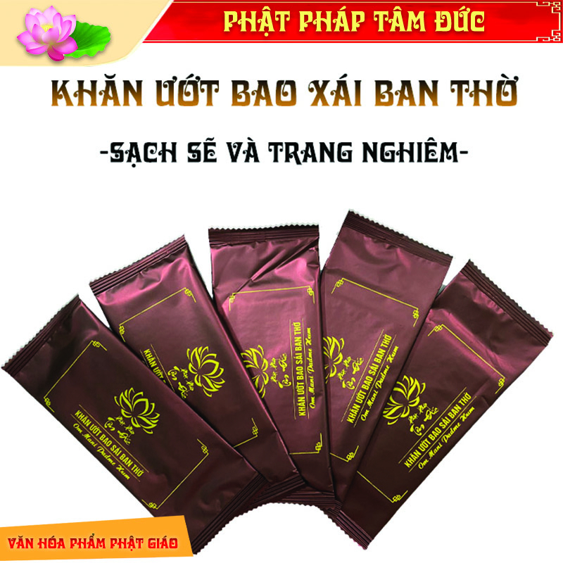 Khăn ướt bao xái ban thờ, khăn lau ban thờ cao cấp - Bán buôn, bán sỉ