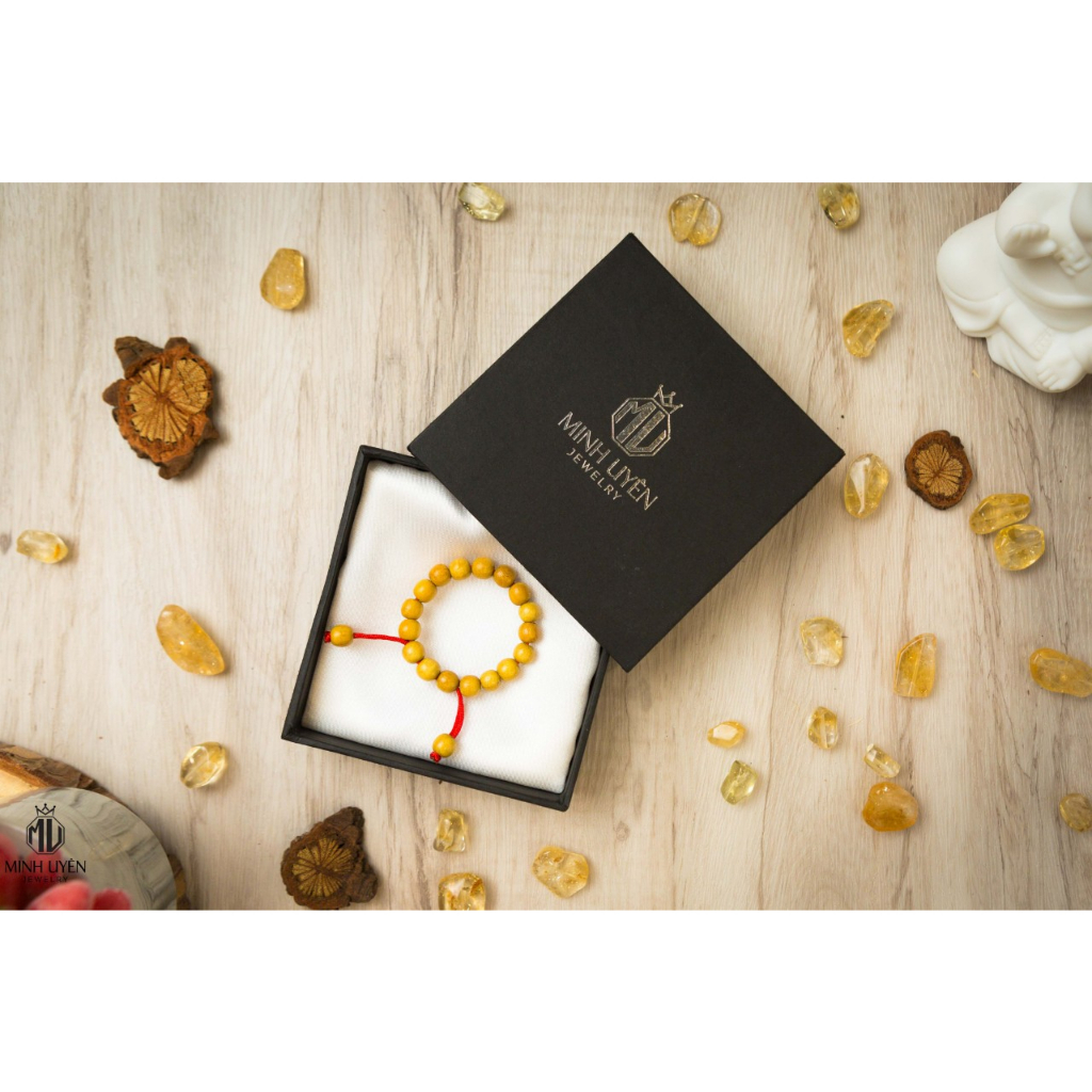 Vòng dâu tằm cao cấp Minh Uyên Jewelry Freesize cho bé