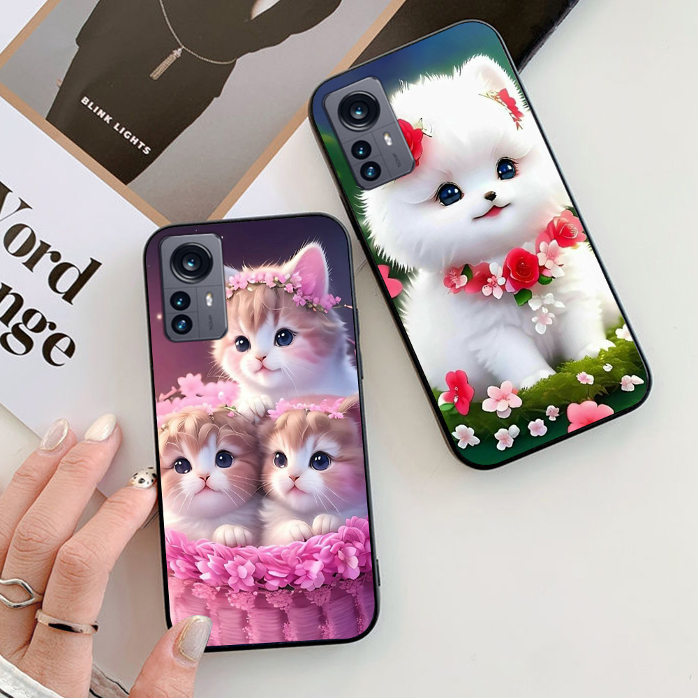 Ốp lưng Xiaomi 12 / mi 12 lite / mi 12 pro in hình chú mèo dễ thương cute