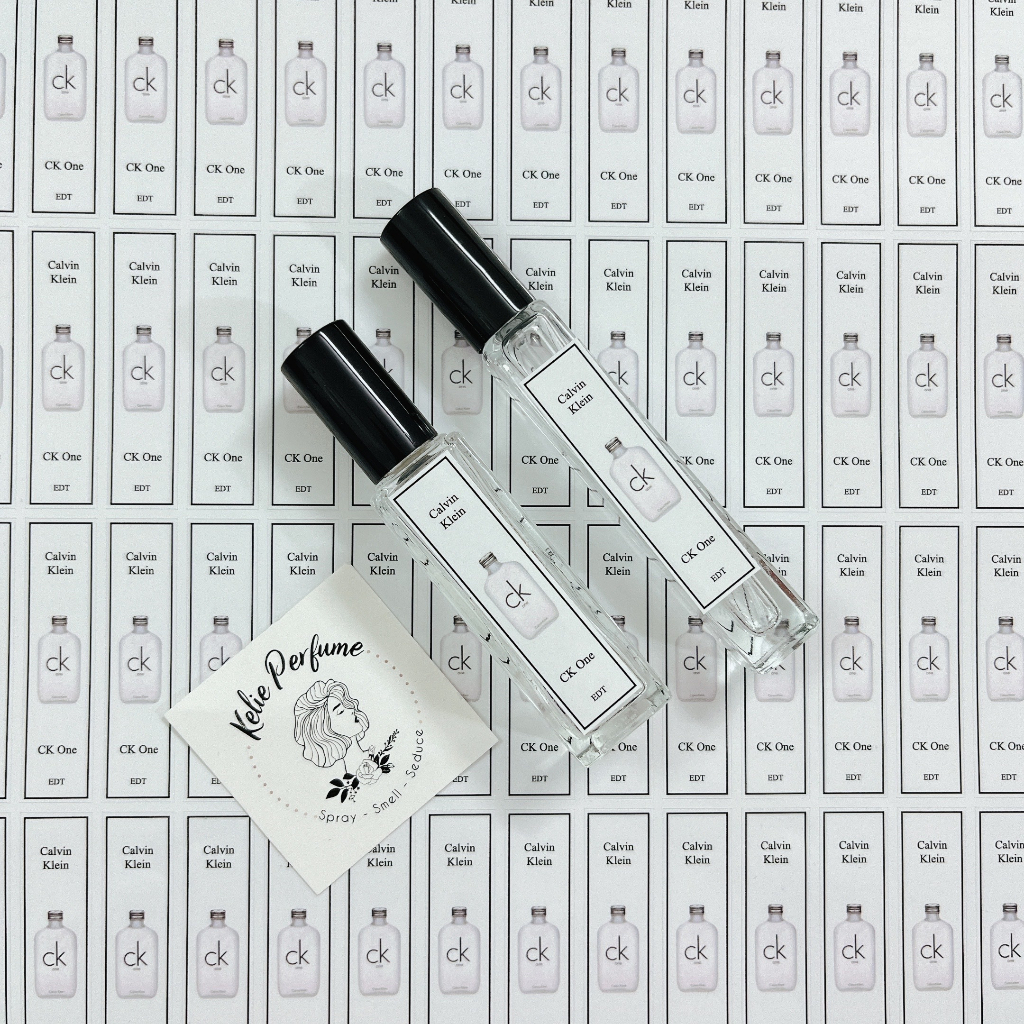 Combo 10 Tem dán chai nước hoa 𝐂𝐚𝐥𝐯𝐢𝐧 𝐊𝐥𝐞𝐢𝐧 đủ các dòng - Kelie Perfume