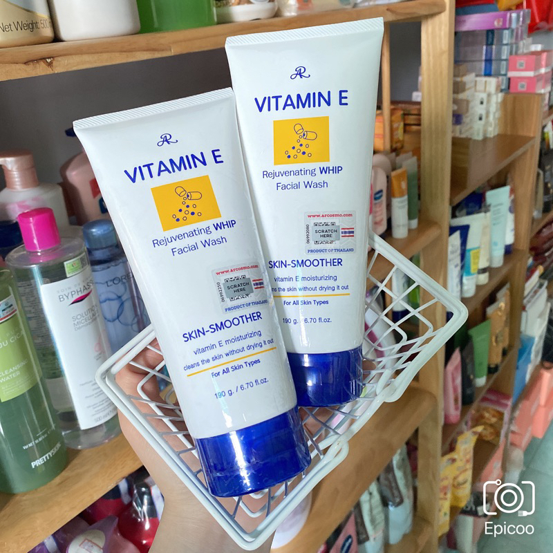 [ Hàng chính hãng ] Sữa rửa mặt VITAMIN E thái lan 190g