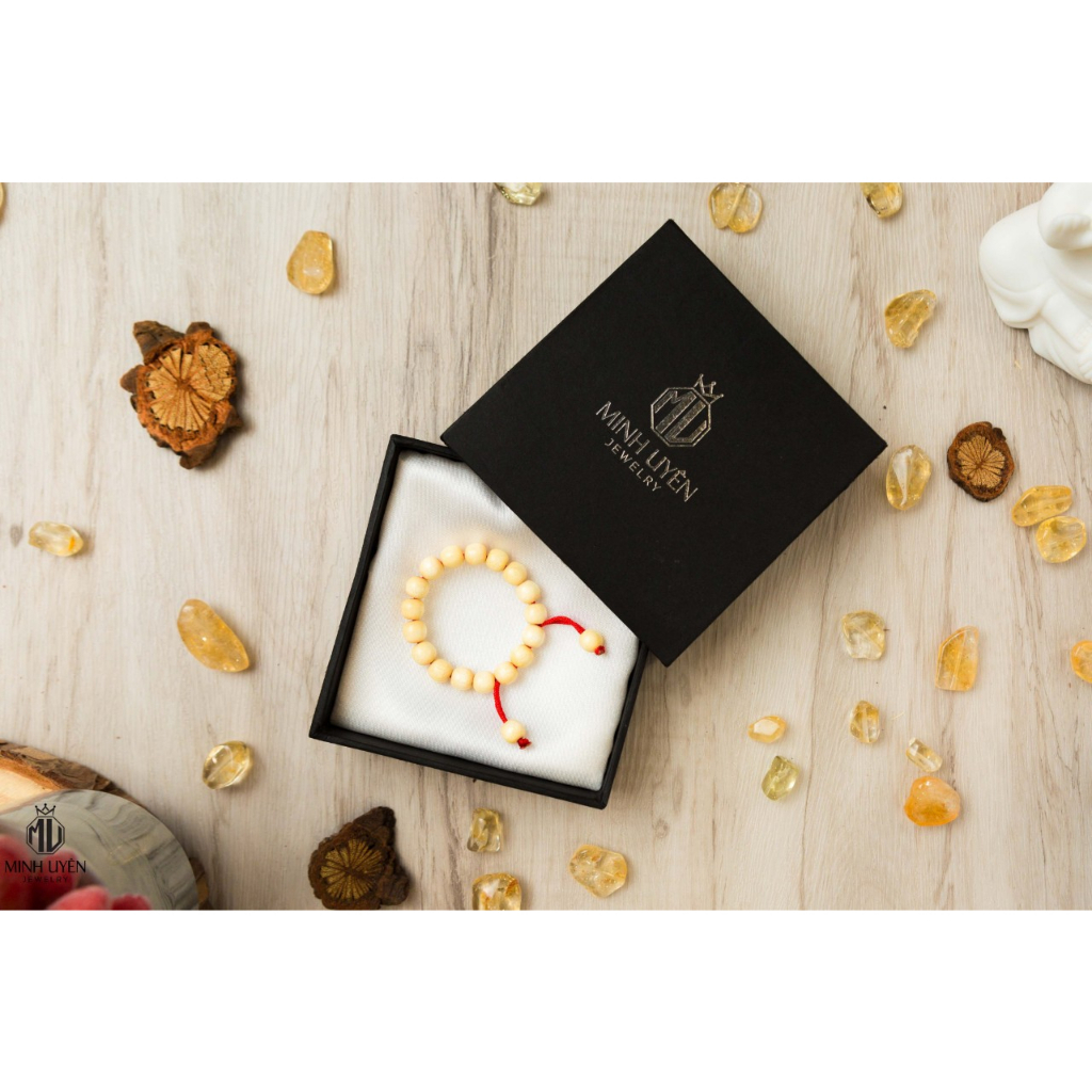 Vòng dâu tằm cao cấp Minh Uyên Jewelry Freesize cho bé