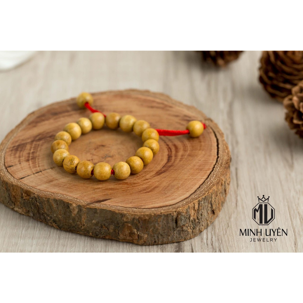 Vòng dâu tằm cao cấp Minh Uyên Jewelry Freesize cho bé