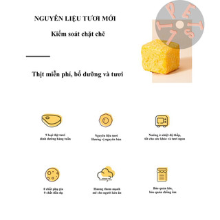 ￼Thức ăn thịt cá sấy khô cho chó mèo 100g