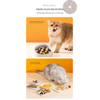 ￼Thức ăn thịt cá sấy khô cho chó mèo 100g