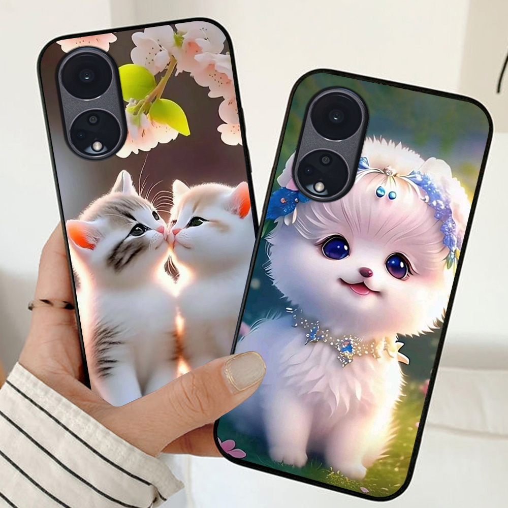 Ốp lưng oppo reno 8t 5g / reno 8 t 5g in hình chú mèo dễ thương cute