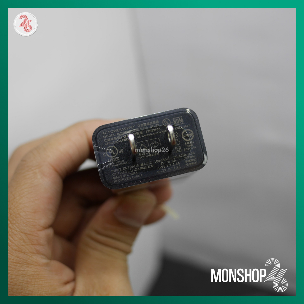 🔌 Củ sạc nhanh Motorola TurboPower 15W QC3.0 - USB A 5V-3A SC-22 🔌