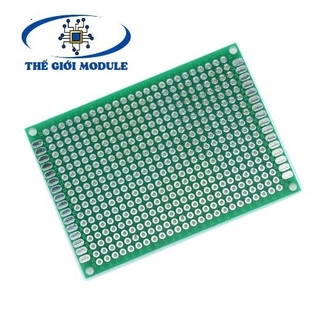 Pcb 5x7cm loại tốt phủ xanh một mặt