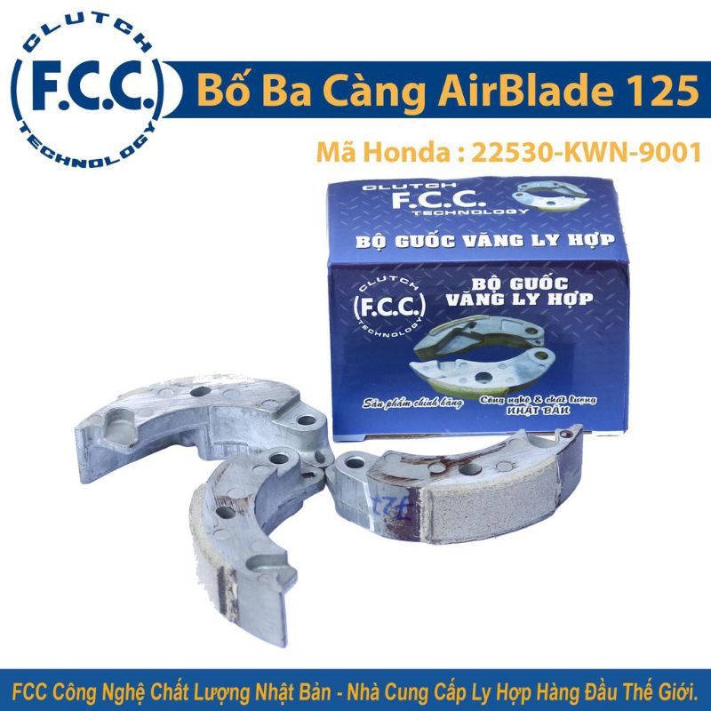 Bố 3 càng FCC NVX, PCX, AB125, SH Mode, Lead125, Vario, Click 125 Ab150 (ba AirBlade, Air Blade búa guốc côn văng ly hợp