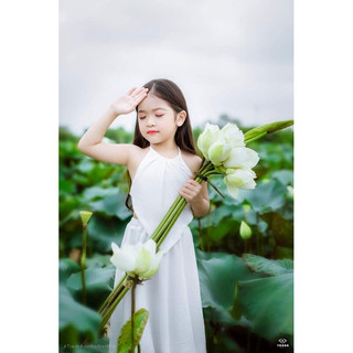 Set yếm đụp bé gái