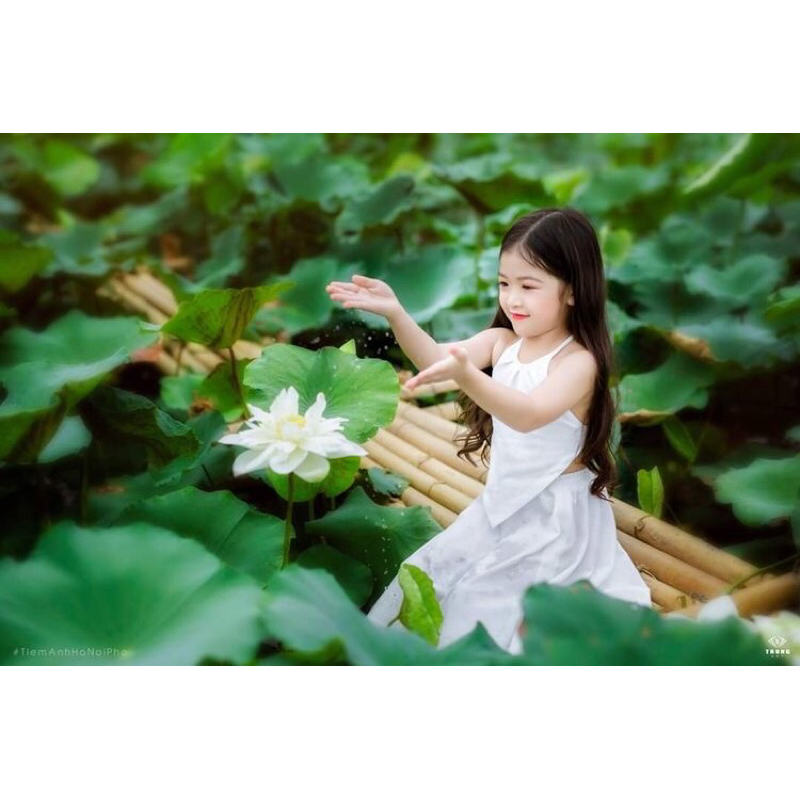 Set yếm đụp bé gái