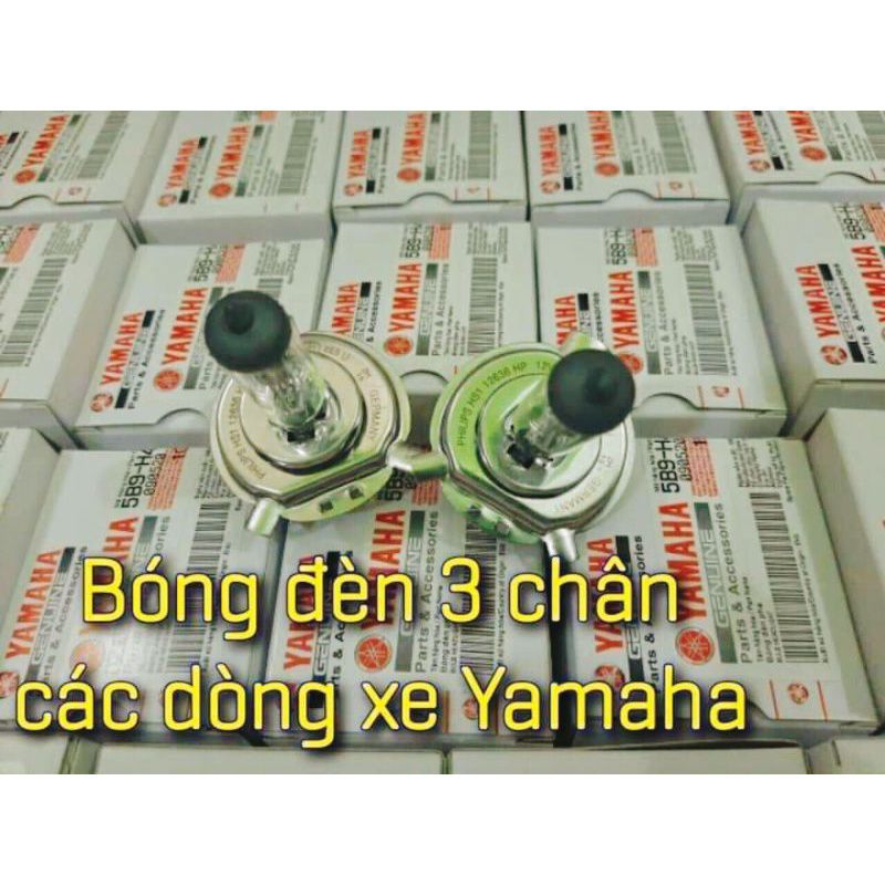 Bóng đèn pha Sirius , Jupiter , Exciter , Nouvo 4 / Bóng 3 chân Chính Hãng Yamaha