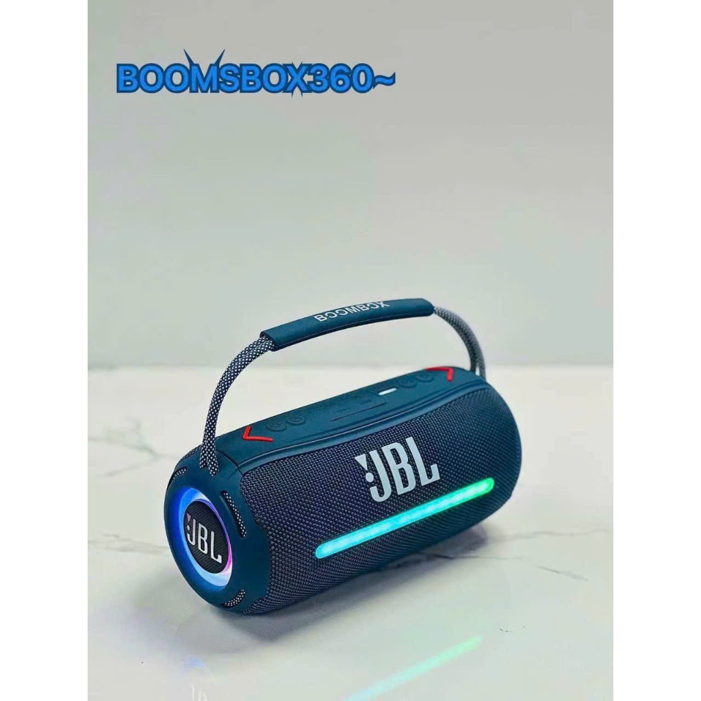 Loa Bluetooth Boombox 360 Thế Hệ Mới Bass Mạnh Âm Thanh Lớn Cực Đỉnh Bluetooth 5.2, Thiết Kế Cực Đẹp Bảo Hành 12 Tháng