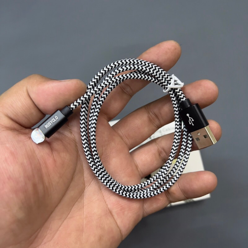 Cáp sạc USB To L,Sharllen,Rocyclo,MFi,Dây bọc dù.