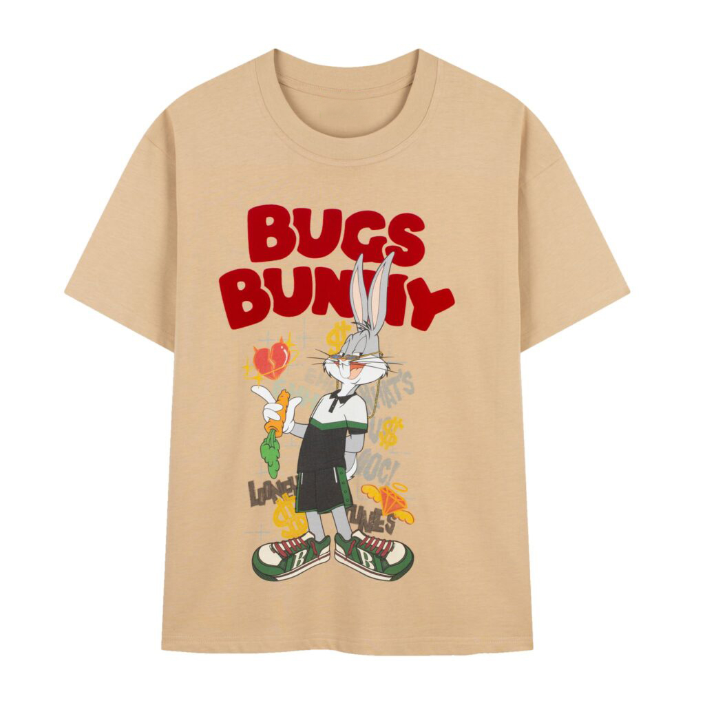 Áo unisex MIKENCO BUGS BUNNY vải cao cấp form nam nữ mặc cực đẹp ba màu xanh đen trắng phong cách trẻ trung