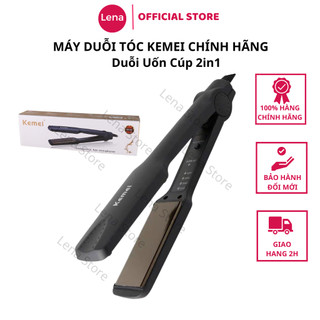 Máy kẹp ép duỗi thẳng tóc 4 mức chỉnh nhiệt kemei km 329