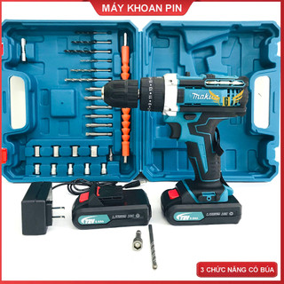MÁY KHOAN PIN 36V MA.KI.TA DF-331D, Máy Vặn Vít, 3 Chức Năng Có Búa Kèm Phụ Kiện Các Loại