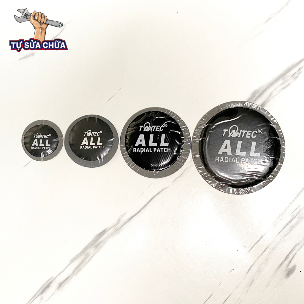 Miếng vá săm lốp đa năng tiêu chuẩn mỹ UVR hình tròn đường kính từ 35-80mm