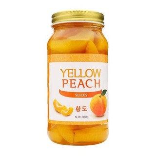 Đào ngâm Hàn Quốc Yellow Peach 680g
