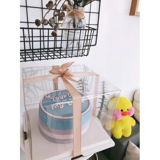 Bánh bento cake mini/ bánh sinh nhật size 12 hộp Mica trong siêu xinh (chỉ giao tphcm) nhận đặt bánh gấp
