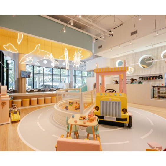 Trọn bộ thiết kế thi công cà phê kids theo yêu cầu