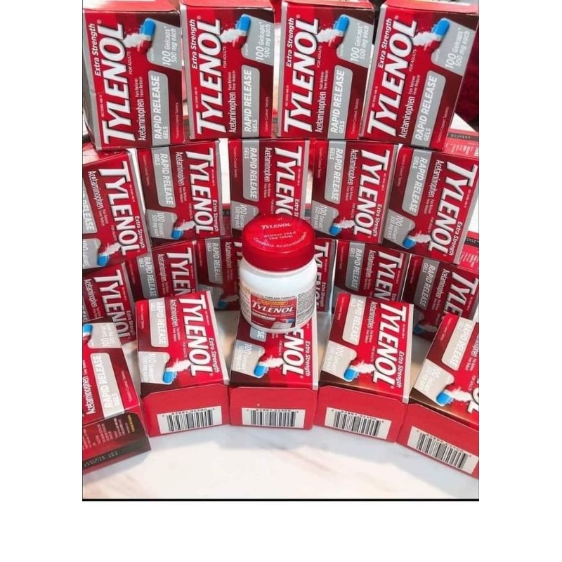 TYLÊNÔL dạng gel 500mg 100 viên