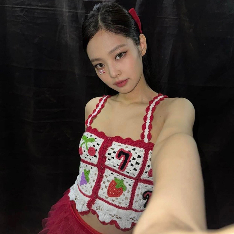 |ÁO JENNIE | ÁO HAI DÂY THỦ CÔNG LEN MÓC