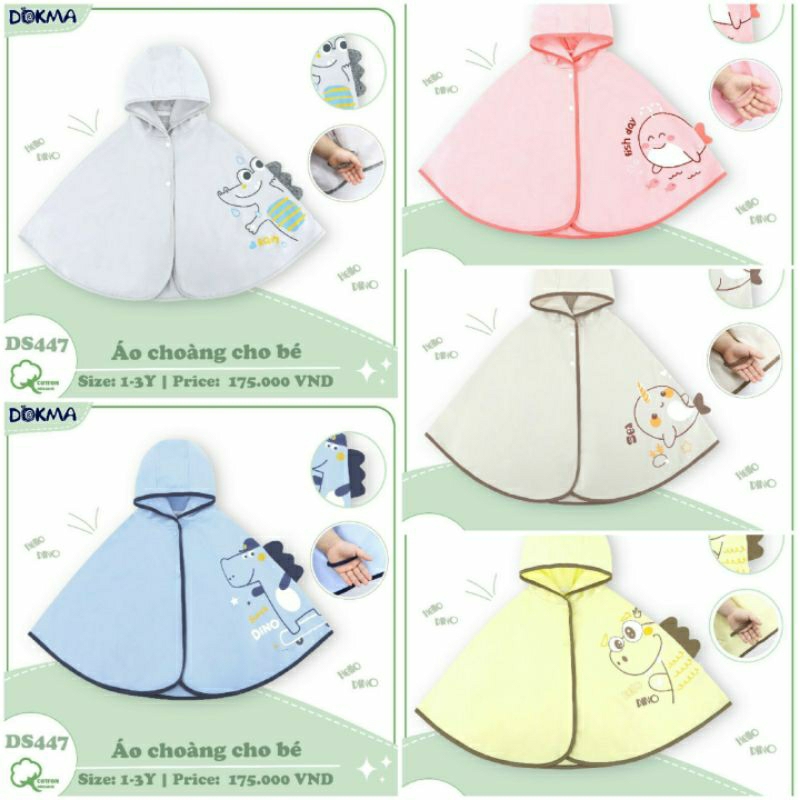 ( SIÊU HOT) ÁO CHOÀNG CHỐNG NẮNG CHO BÉ TỪ 1 ĐẾN 3 TUỔI