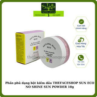 Phấn phủ dạng bột kiềm dầu thefaceshop sun eco no shine sun powder 10g