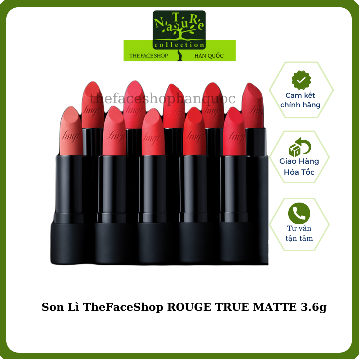 Son Lì TheFaceShop Rouge True Matte FMGT 3.6g