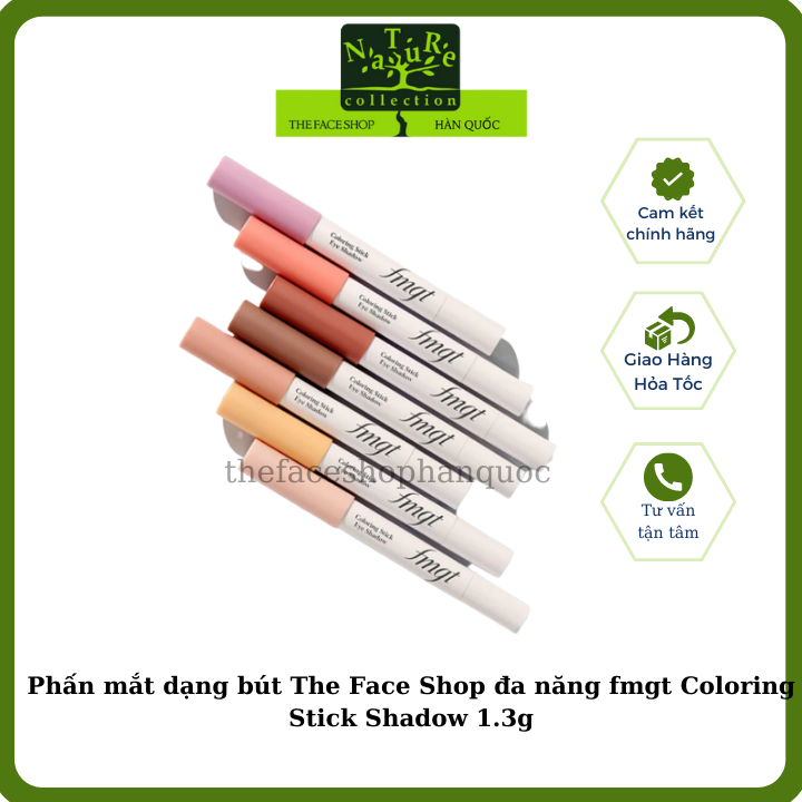Phấn mắt dạng bút TheFaceShop đa năng fmgt Coloring Stick Shadow 1.3g