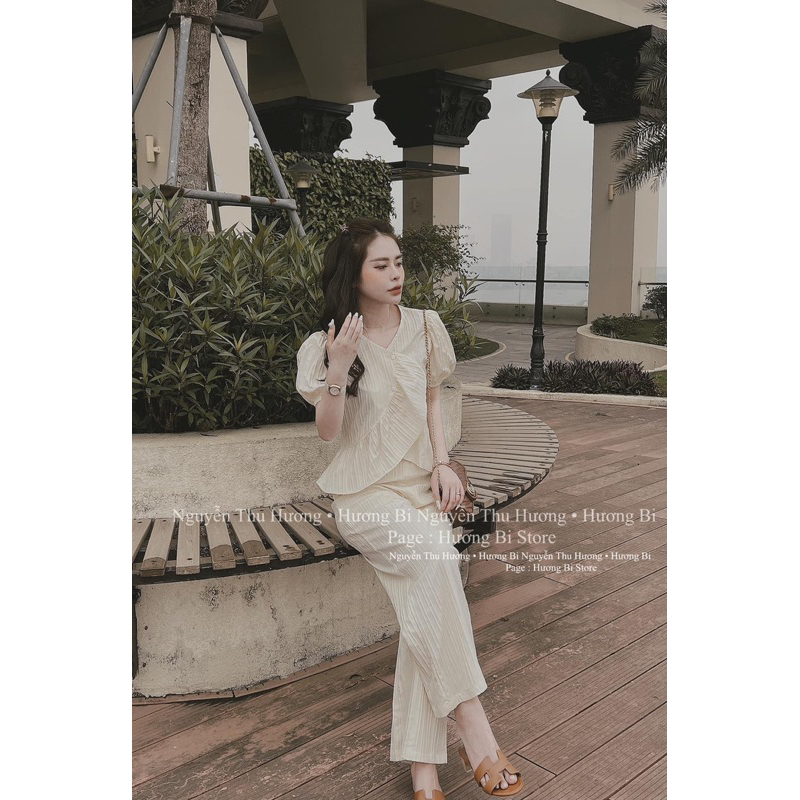 G614 - BỘ ĐỒ ĐÔI MẸ BÉ BÈO DẬP LI QUẦN SUÔNG
