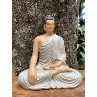 Tượng Phật Thích Ca lên màu da đá 25cm
