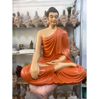 Tượng Phật Thích Ca lên màu da đá 25cm