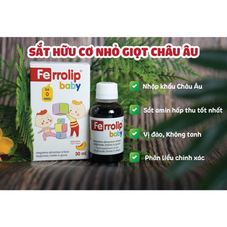 Ferrolip baby - sắt cho bé
