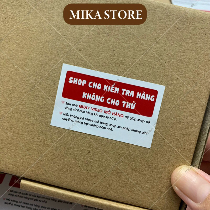 Set 140 Tem Dán Nhắc Nhở Quay Video, Tem cho kiểm tra hàng