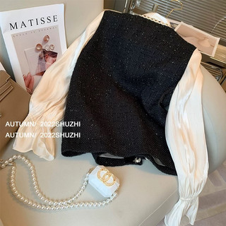 Áo dạ tweed mix voan
